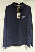 NEW St Louis Blues 1/4 Zip Pullover Size XL