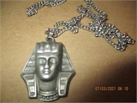 Pewter Egyptian Pharoh Pendant