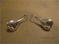 Pair of Sterling Tear Drop Earrings- 2.9g