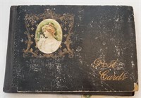 Vintage post card album.  Chock full of cards.