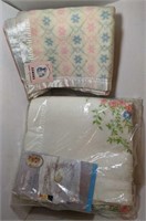 Lot of Unused vintage baby blankets