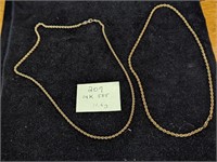 14k Gold 11.6g Necklaces