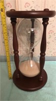 Largest wooden hourglass
