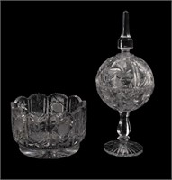 Antique Leaded Crystal/Cut Glass