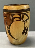 Native American Hopi Cylinder Vase 1930's