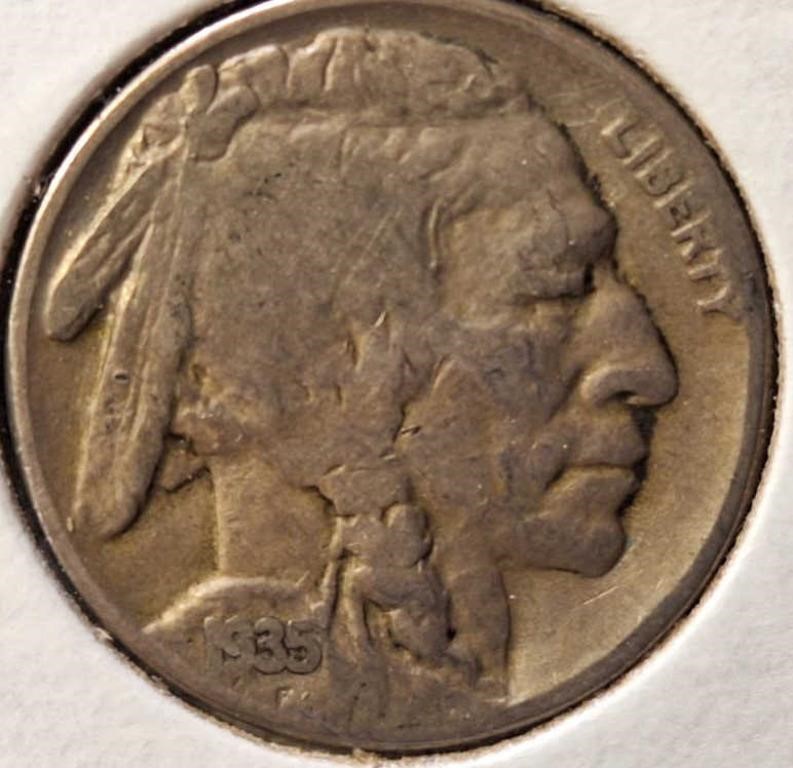 1935 Buffalo nickel