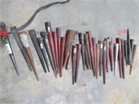 (approx qty - 30) Steel Taper Punches-