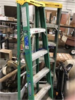 Werner 6 ft, 225# max fiberglass ladder