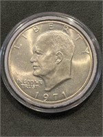 1971 S Uncirculated Silver Eisenhower Dollar