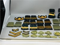 basket full Canadian military flashes/ crests