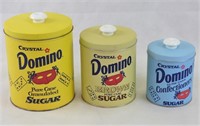 Domino Sugar Advertising Tin Canisters