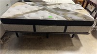 TWIN ADJUSTABLE FRAME BED W/ BRAVURA THERAPEDIC