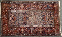 Antique Persian Wool Rug 66x39"