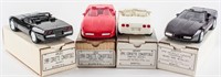 4 Vintage Promotional Auto Dealer Model Cars w/Box
