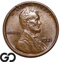 1921 Lincoln Wheat Cent, Choice Uncirculated/BU