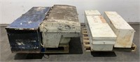 (4) Metal & Poly Truck Tool Boxes