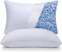 SEALED - OSBED Shredded Memory Foam Pillows King S