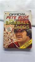 Official Pete Rose 1983 price guide book