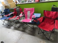 (4) Folding Camp Chairs NICE