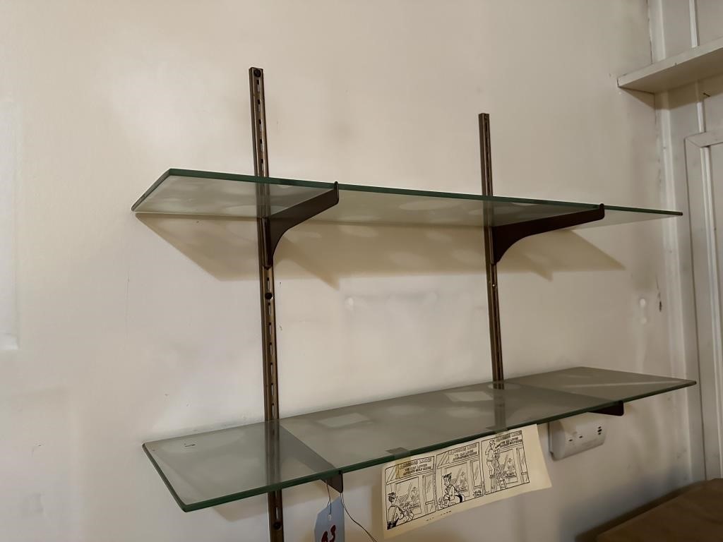 Glass shelves