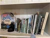 Shelf of golf books