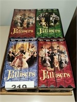 FLAT OF BOXED SET VHS TAPES    THE PALLISERS