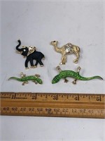 Animal Brooches (4)