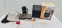 Portable Heater, Alarm Clock, Cob Pipe