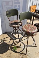 2- Vintage Swivel Chairs