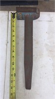 FLAT STAKE WITH ROUND FACE