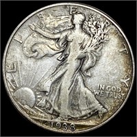 1938-D Walking Liberty Half Dollar NICELY CIRC