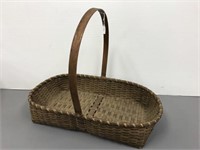 Antique split ink gathering basket