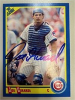 Cubs Joe Girardi Signed Card with COA