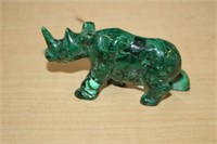 ALBASTER RHINO FIGURINE