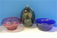 Blown Glass Decor Lot