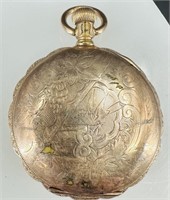 Beautiful Antique Elgin Gold Pocket Watch (Works)