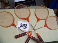 4 Badminton Rackets