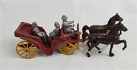 Cast Iron Horse Drawn Carriage Made In Usa