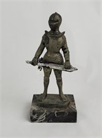 Knight In Suit Of Armour Figurine