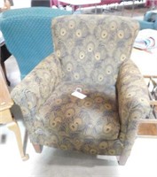 Lot # 3897 - Contemporary upholstered open arm