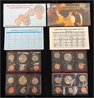 1994 & 1995 US Mint Uncirculated Coin Sets