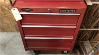 Craftsman 3 drawer toolbox on rollers