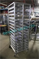 1X, DBL PORTA RACK W/ 45 BASKETS