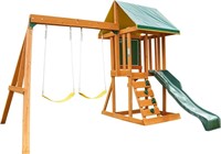 SEALED $600 KidKraft Appleton Wooden Swing Set