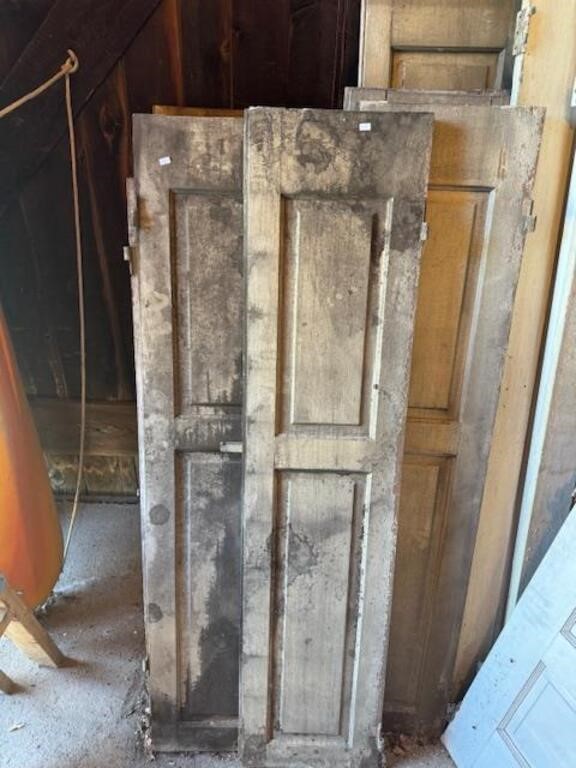 Nice Lot 19th C Architectural Shutters.**
