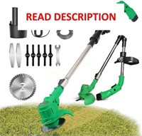 Cordless Weed Wacker  12V Electric Lawn Trimmer