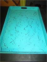 Large Teal Tray