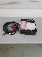 Car Emergency Kit with, jump cables, air