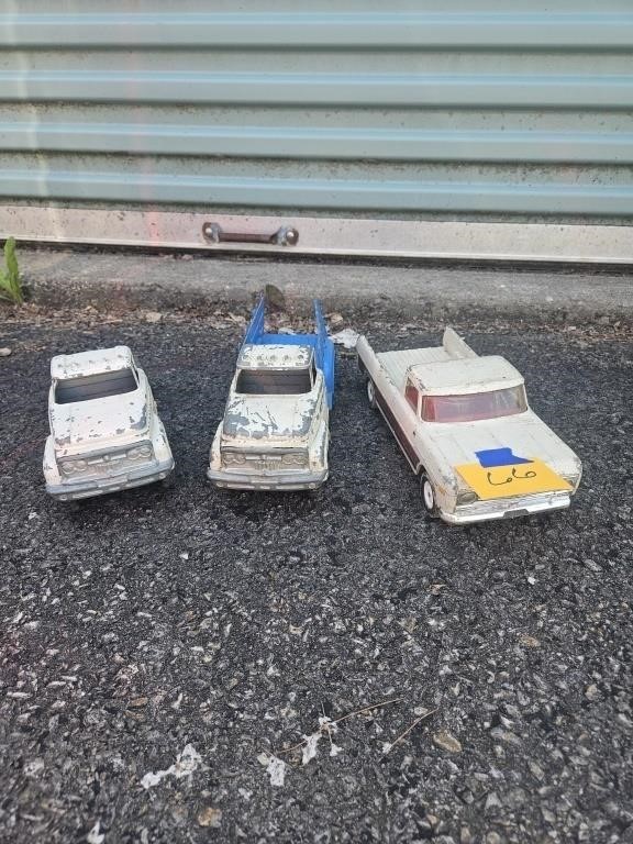 Vintage toy trucks