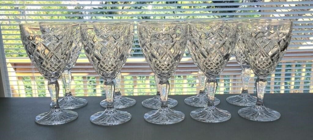 Lot Of Crystal Goblets 6 x 3"